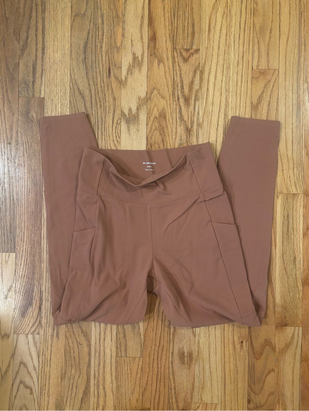 REI Co Op High-Rise Pocket Leggings in Mauve Brown